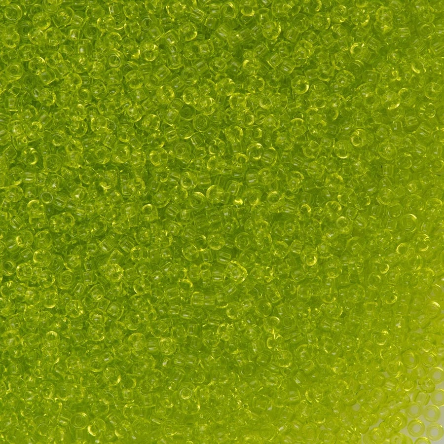 Miyuki Boncuk, Miyuki Round Beads 11/0-0143 Transparent Chartreuse