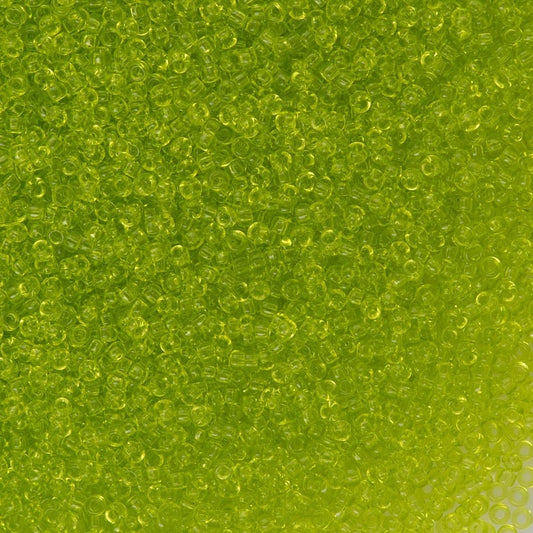 Miyuki Boncuk, Miyuki Round Beads 11/0-0143 Transparent Chartreuse