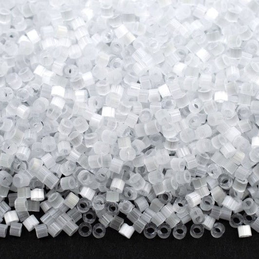 Miyuki Beads, Miyuki Delica 11/0 DB0058 Marine Blue Lined Crystal AB