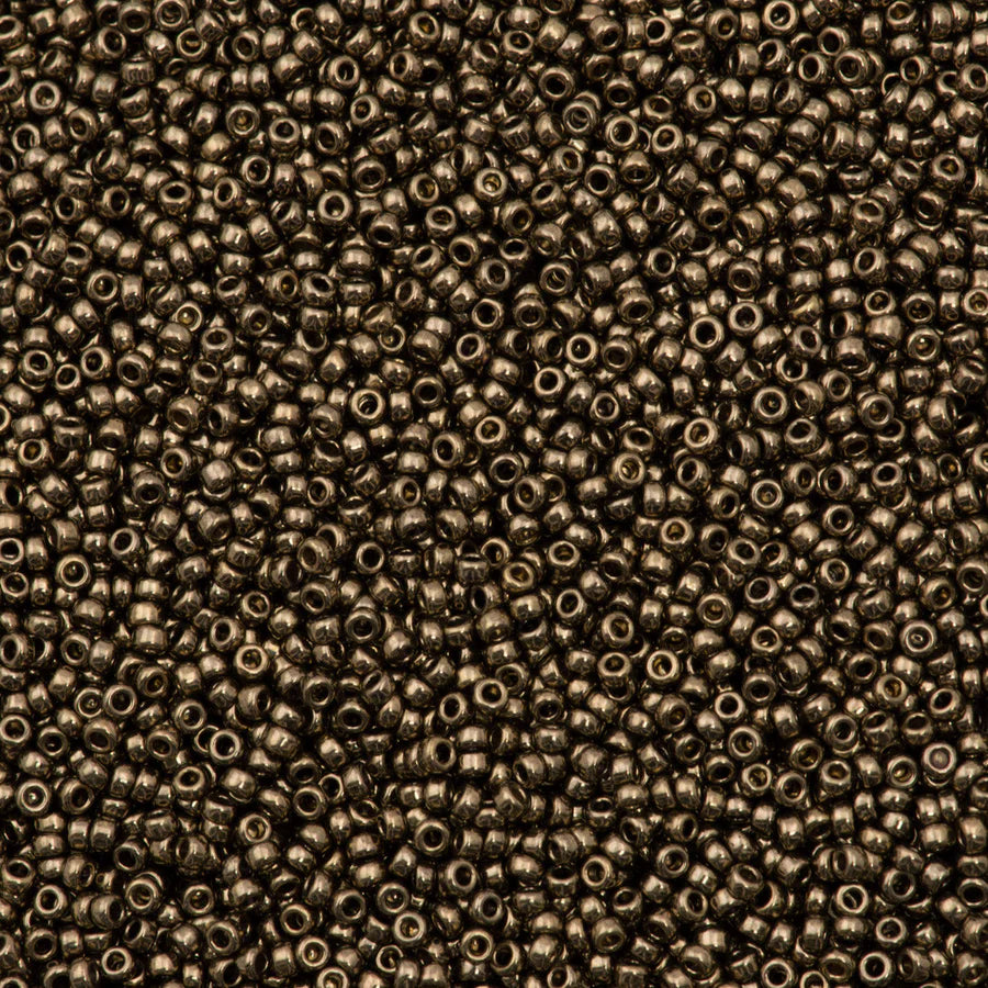Miyuki Boncuk, Miyuki Round Beads 15/0-0457 - Metallic Dark Bronze