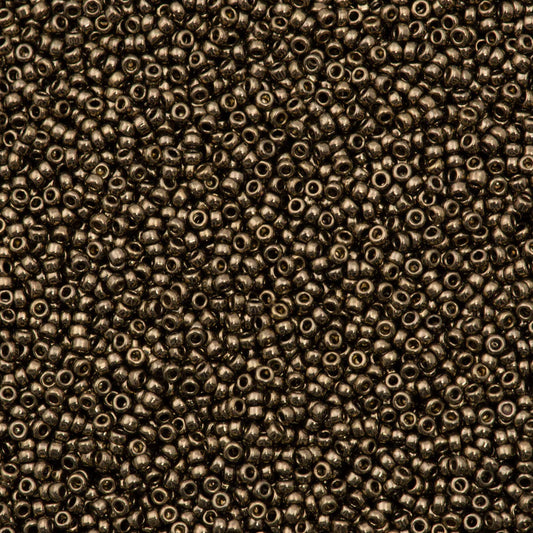 Miyuki Boncuk, Miyuki Round Beads 15/0-0457 - Metallic Dark Bronze