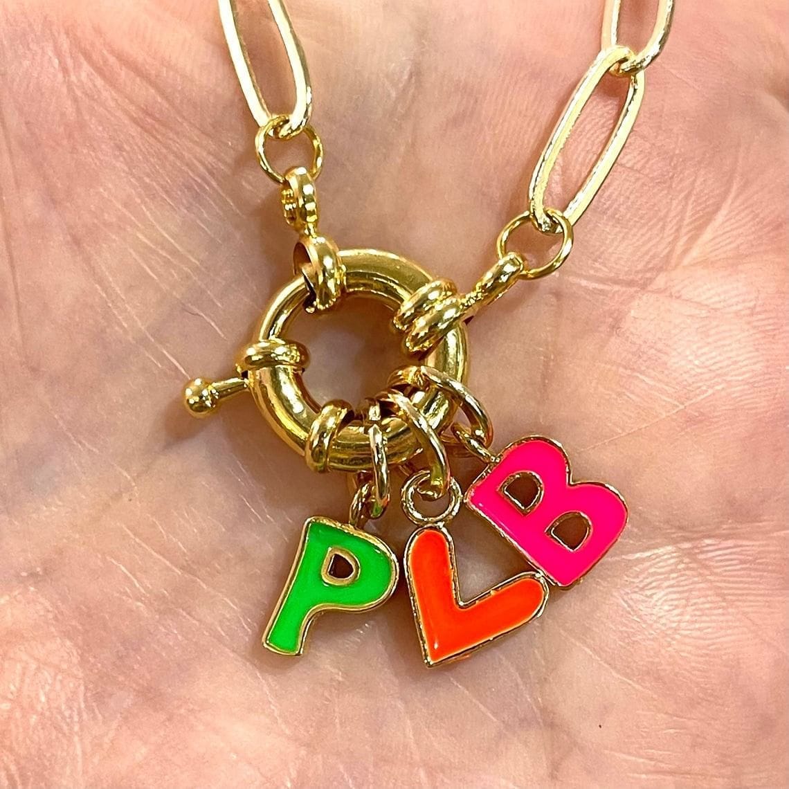 Altın Kaplama Mineli Kalp Sallantı Aparatı - Beyaz