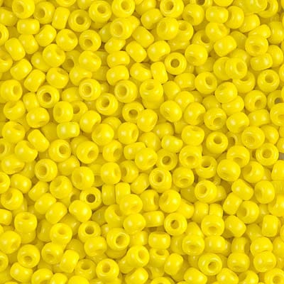 Miyuki Boncuk, MiyukiRoundBeads 8/0-0404 Opaque Yellow