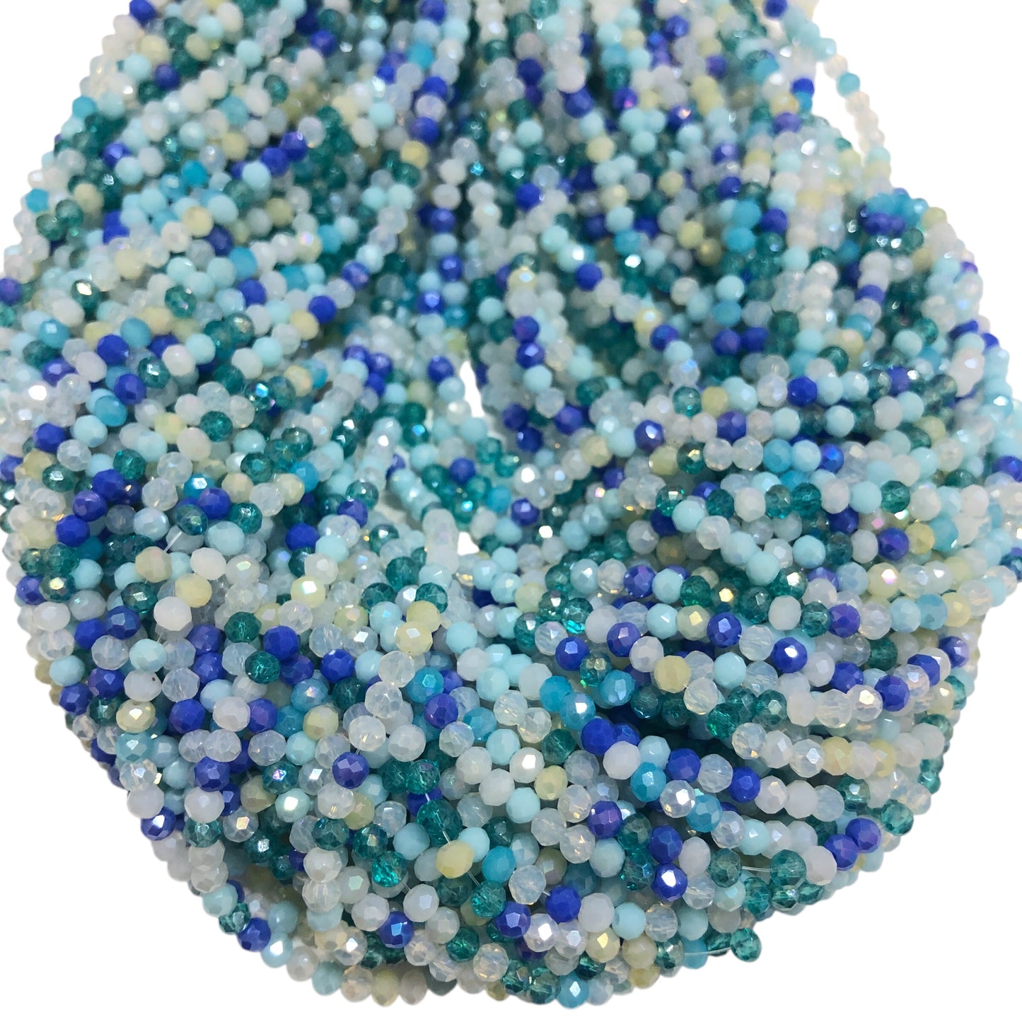 Kristal Boncuk, Mix Çin Kristali-3mm-78