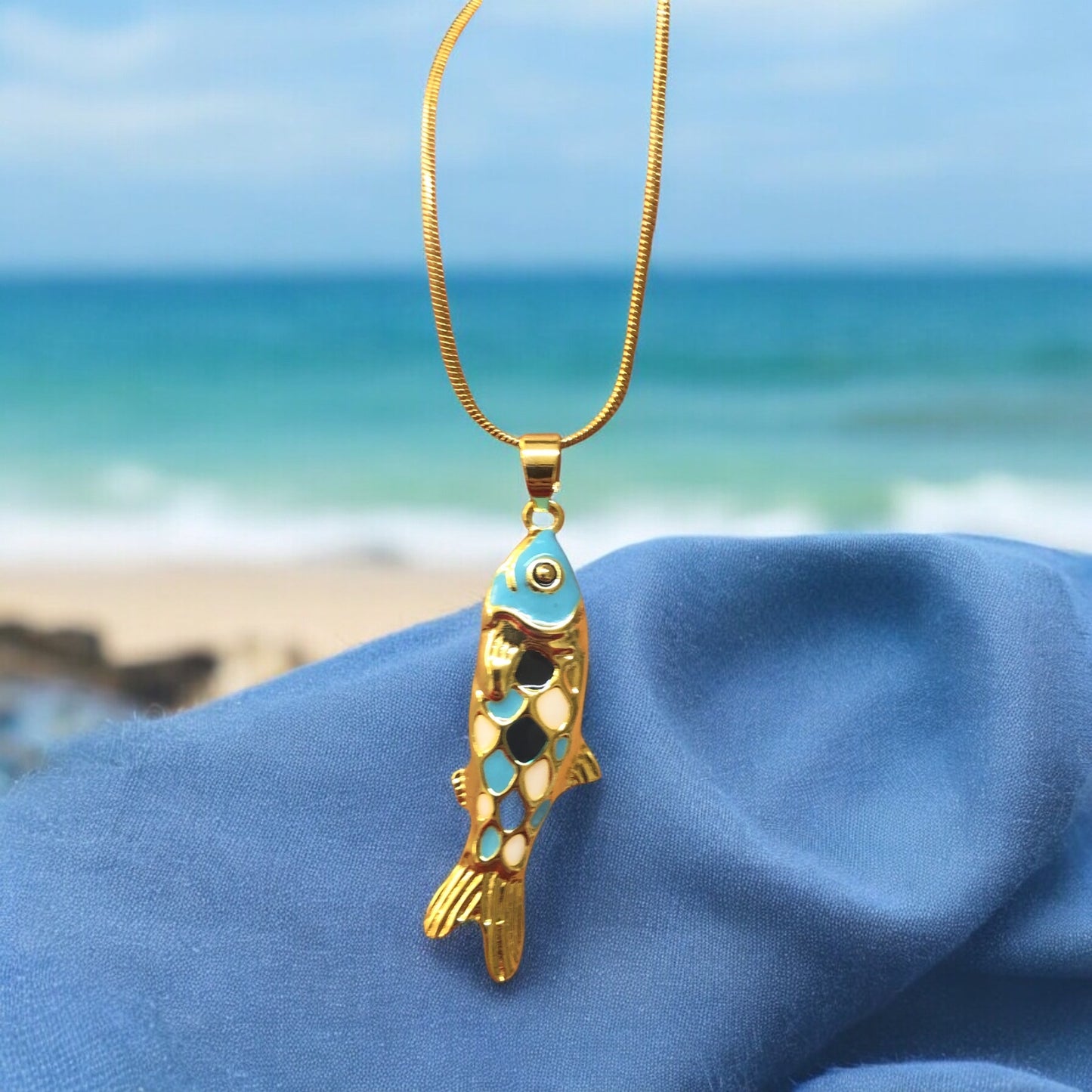 Altın Kaplama Mineli Balık Turkuaz