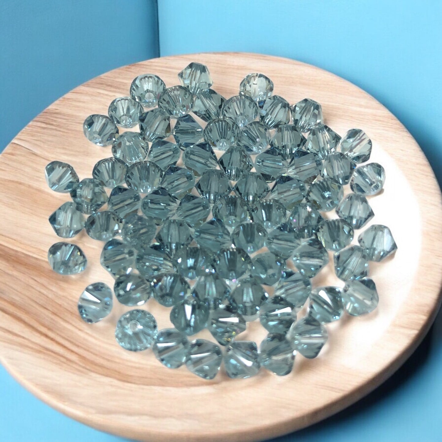 Swarovski 4mm Piramit (Bicone ) Indıan Sapphire - 014