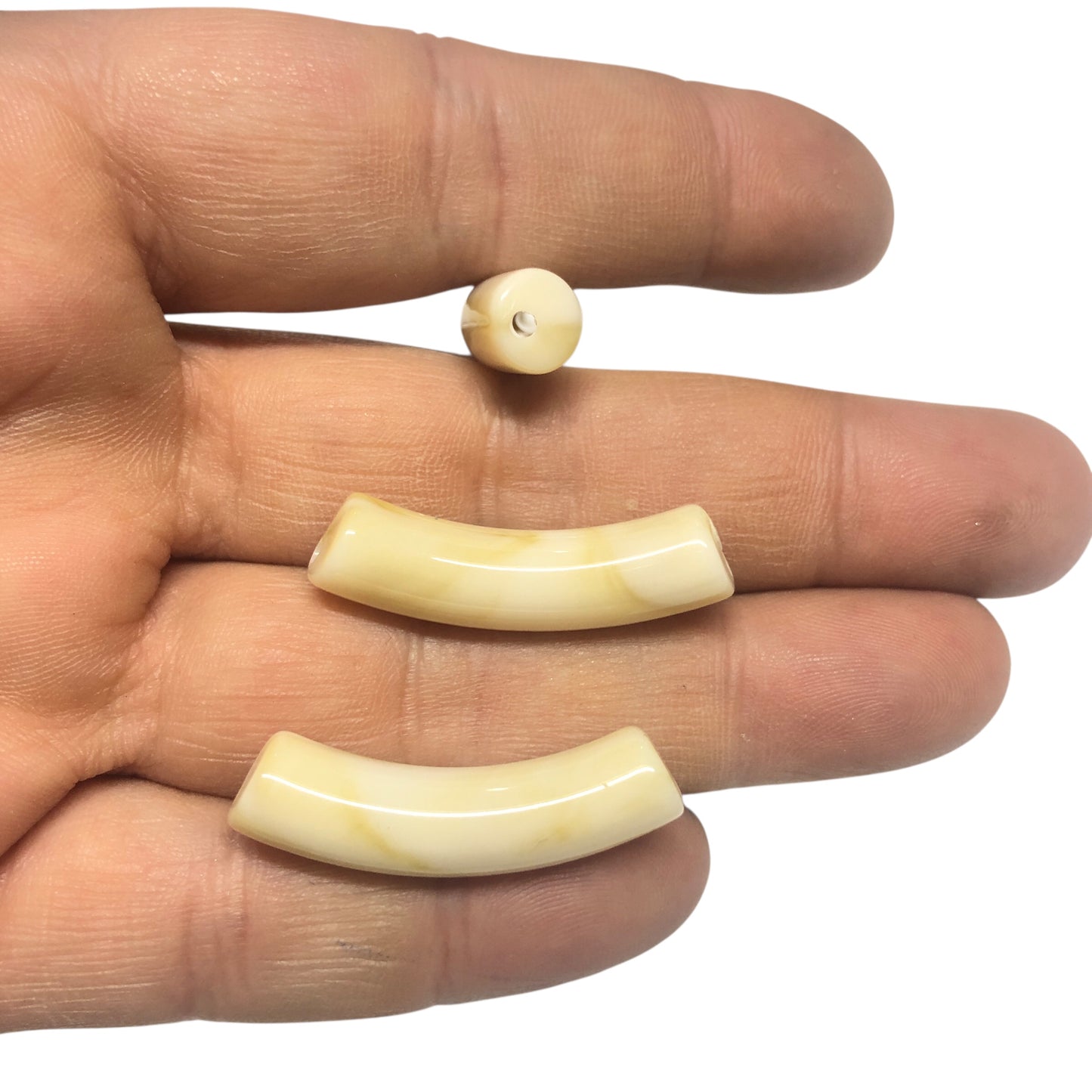 A Kalite Akrilik 7.9x32mm- Ebruli Krem