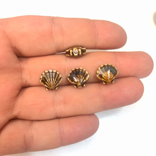 Seramik İstiridye - Kahverengi