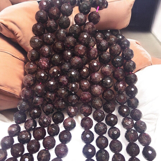 A Kalite Granat (Lal) Taşı Faset Kesim - 10mm