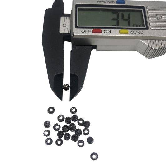 Rhodium Plated Dorica 4mm