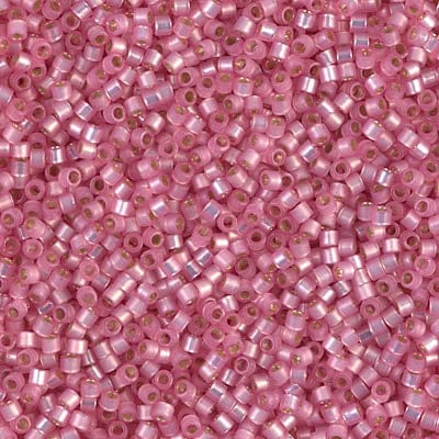 DB0625 Silver Lined Pink Alabaster Dyed, Miyuki Delica 11/0