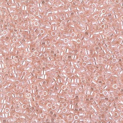 DB1223 Transparent Pink Mist Luster, Miyuki Delica 11/0