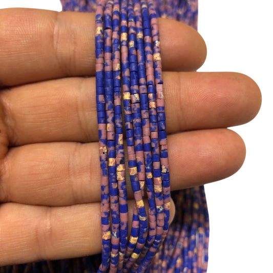 Afgan Boncuk -Ebruli Saks Mavi -33