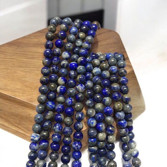 A Kalite Lapis Lazuli- 6 mm