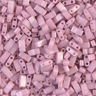 Miyuki Bead, Half Tila-HTL0599 Qpaque Rose Luster