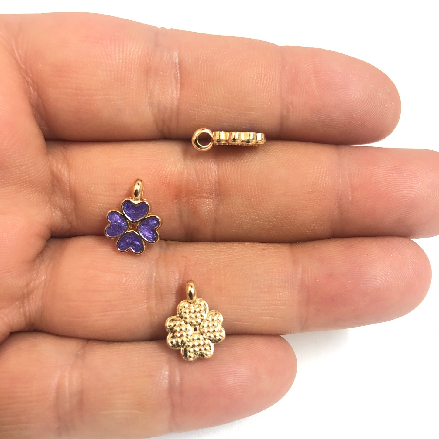 Gold Plated Zircon Stone Heart Pendant-Champagne