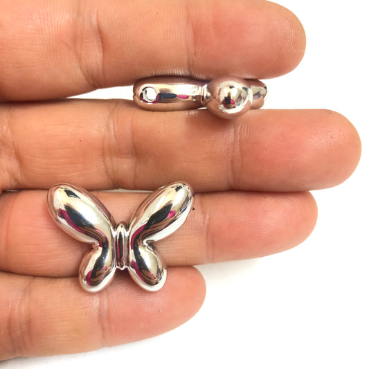 Rodyum Kaplama Tombul Kelebek🦋