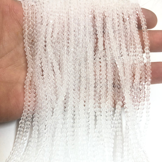 Kristal Boncuk, Çin Kristali-3mm-8 - Şeffaf