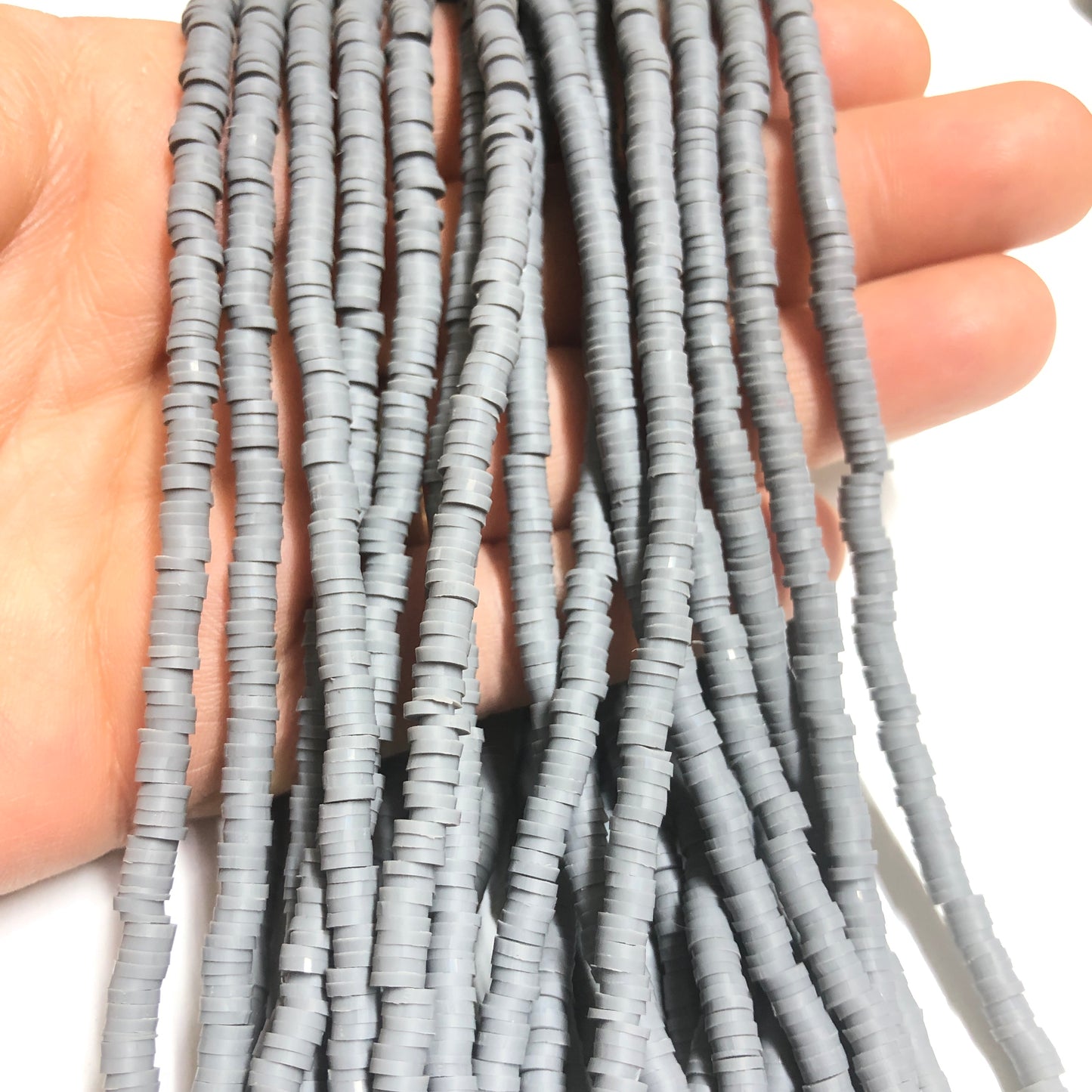 Polymer Clay Fimo 4mm -8 Açık Gri