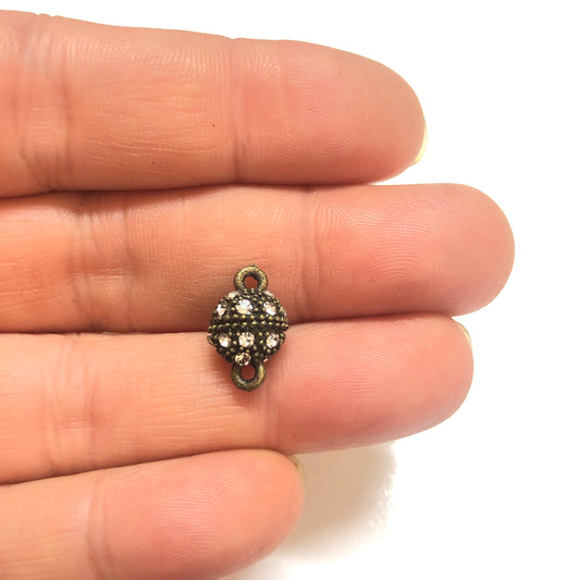 Taşlı Mıknatıs Kapama-8mm -Antik Yeşil