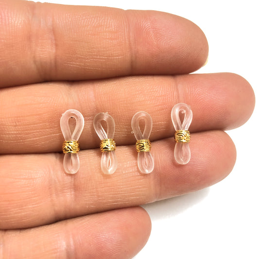 Altın Kaplama Gözlük Aparatı Desenli