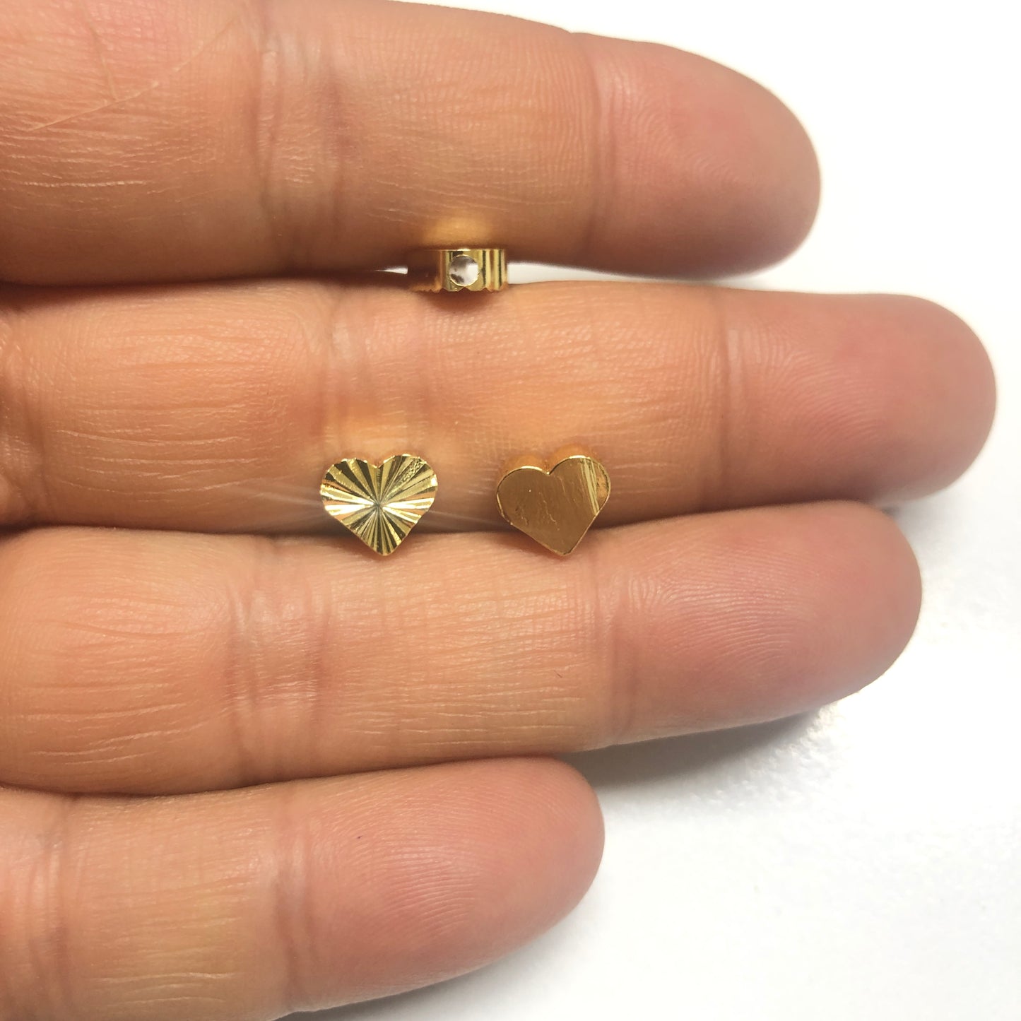 Gold Plated 5mm Mini Heart Spacer