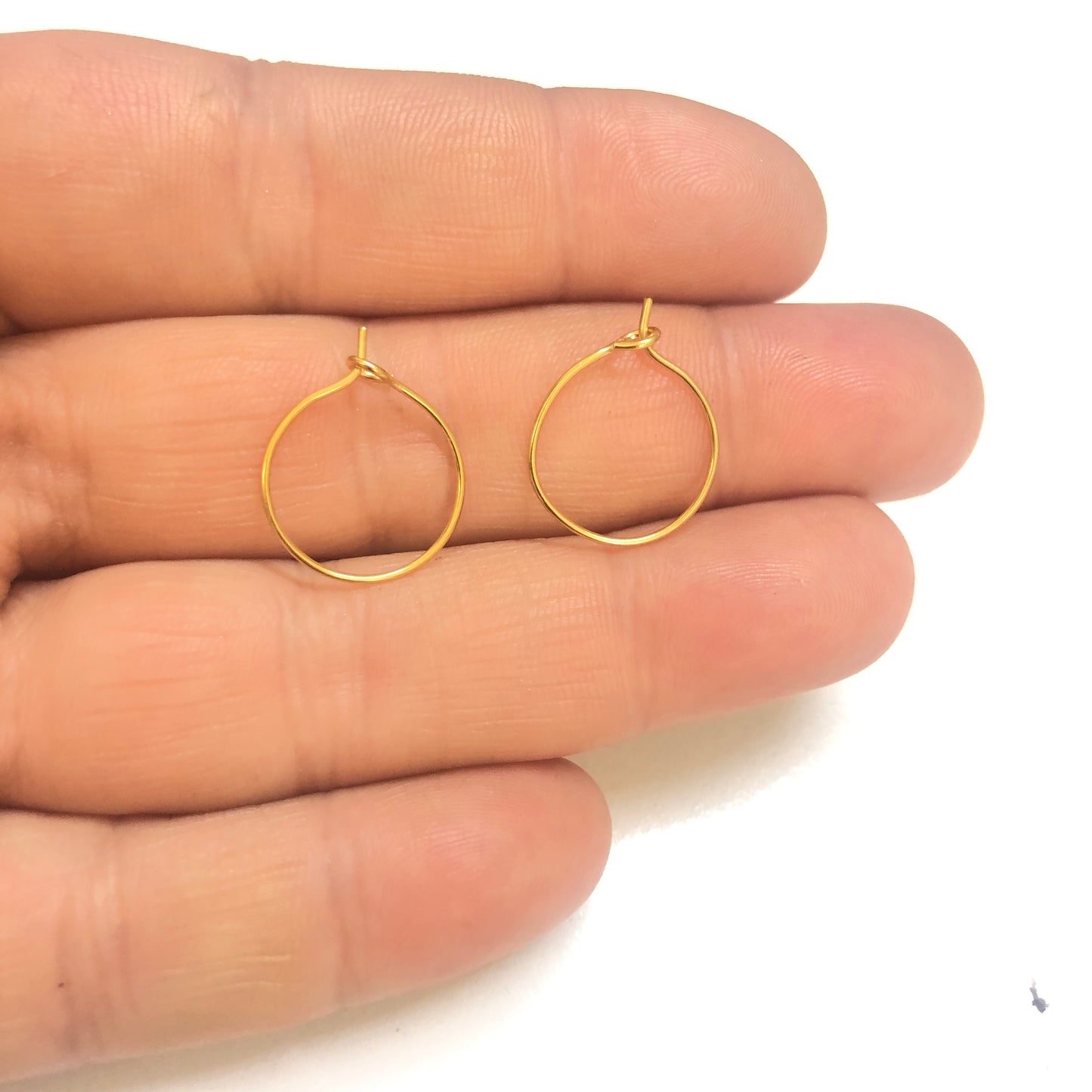 Sarı Çelik Halka Küpe Aparatı 15 mm