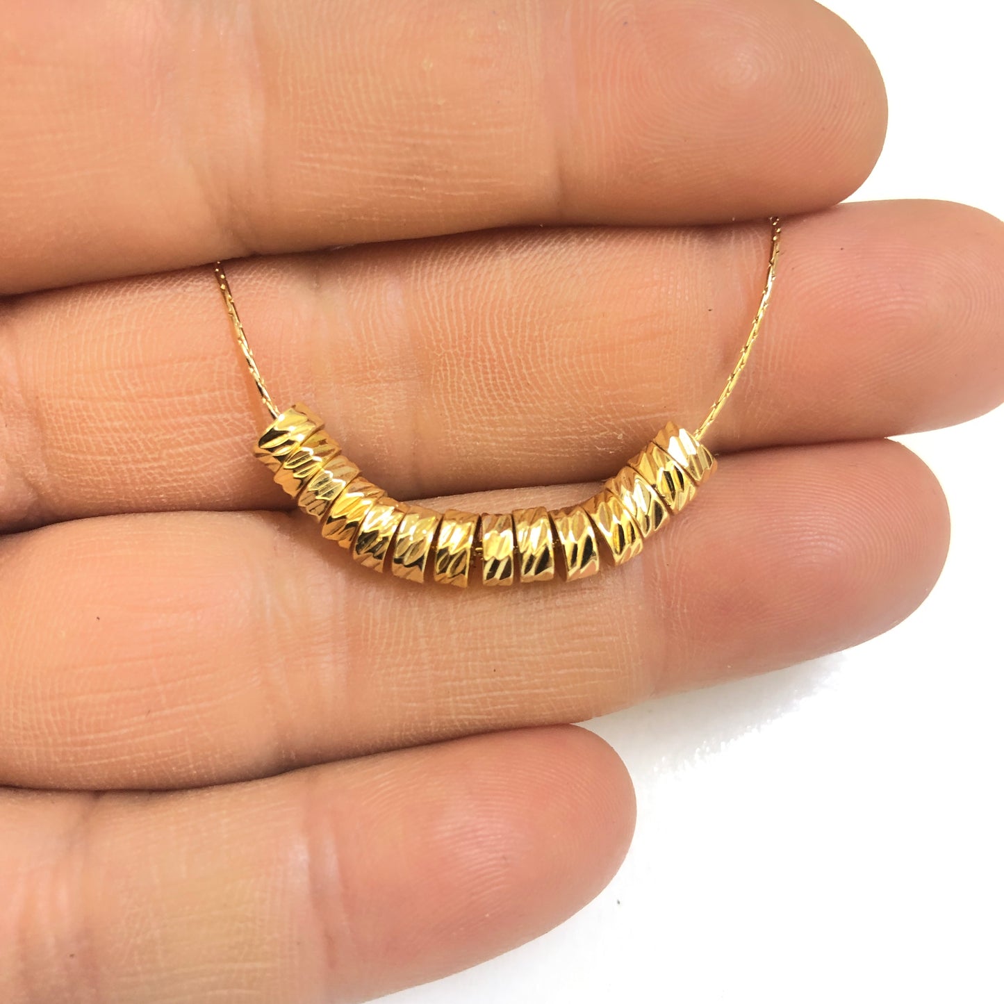 Gold Plated Enamel Strawberry Shaking Attachment - Neon Green