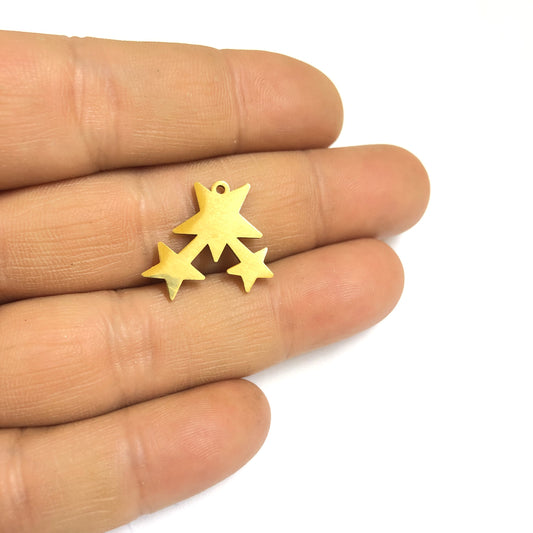 Sarı Çelik Üçlü Yıldız