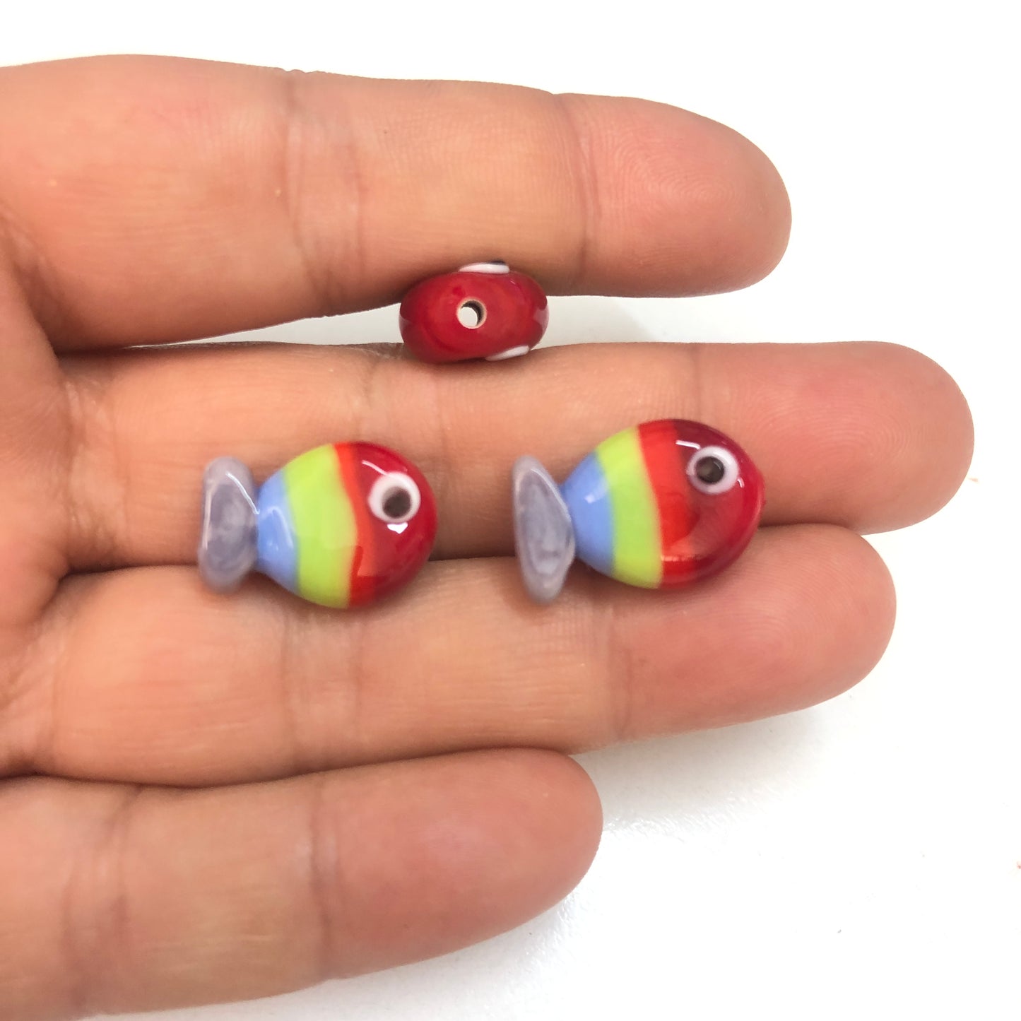 Murano Cam Renkli Balık-2