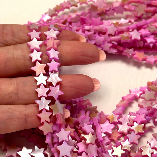8mm Sedef Yıldız - Pembe - 94