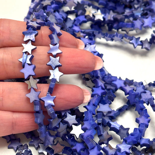 8mm Sedef Yıldız - Mor - 93