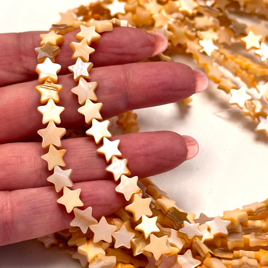 8mm Sedef Yıldız - Somon - 98