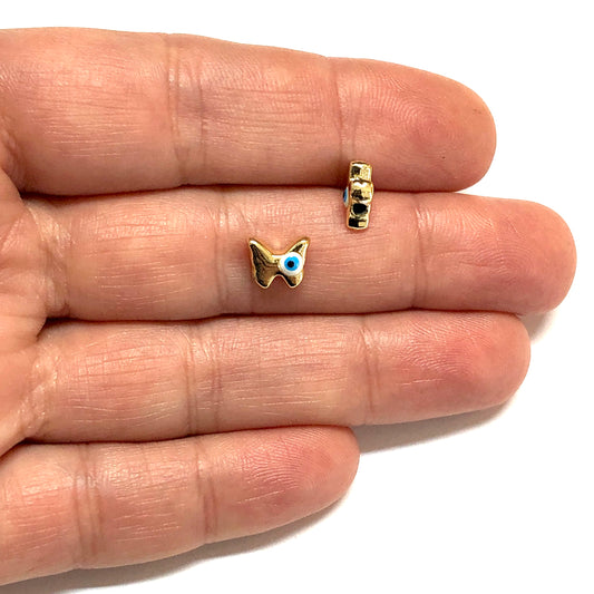 Altın Kaplama Nazar Kelebek