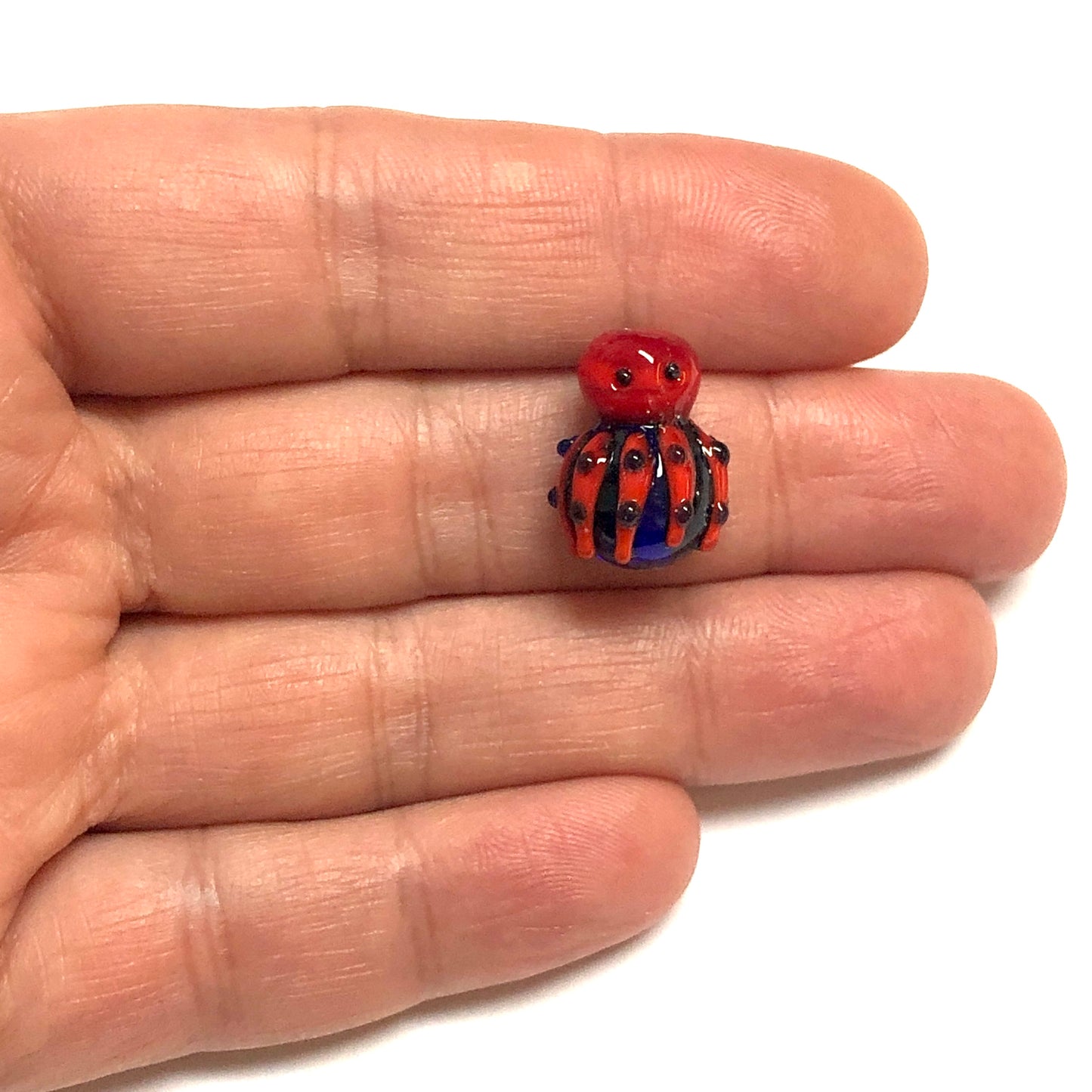 Murano Cam Ahtapot - Kırmızı