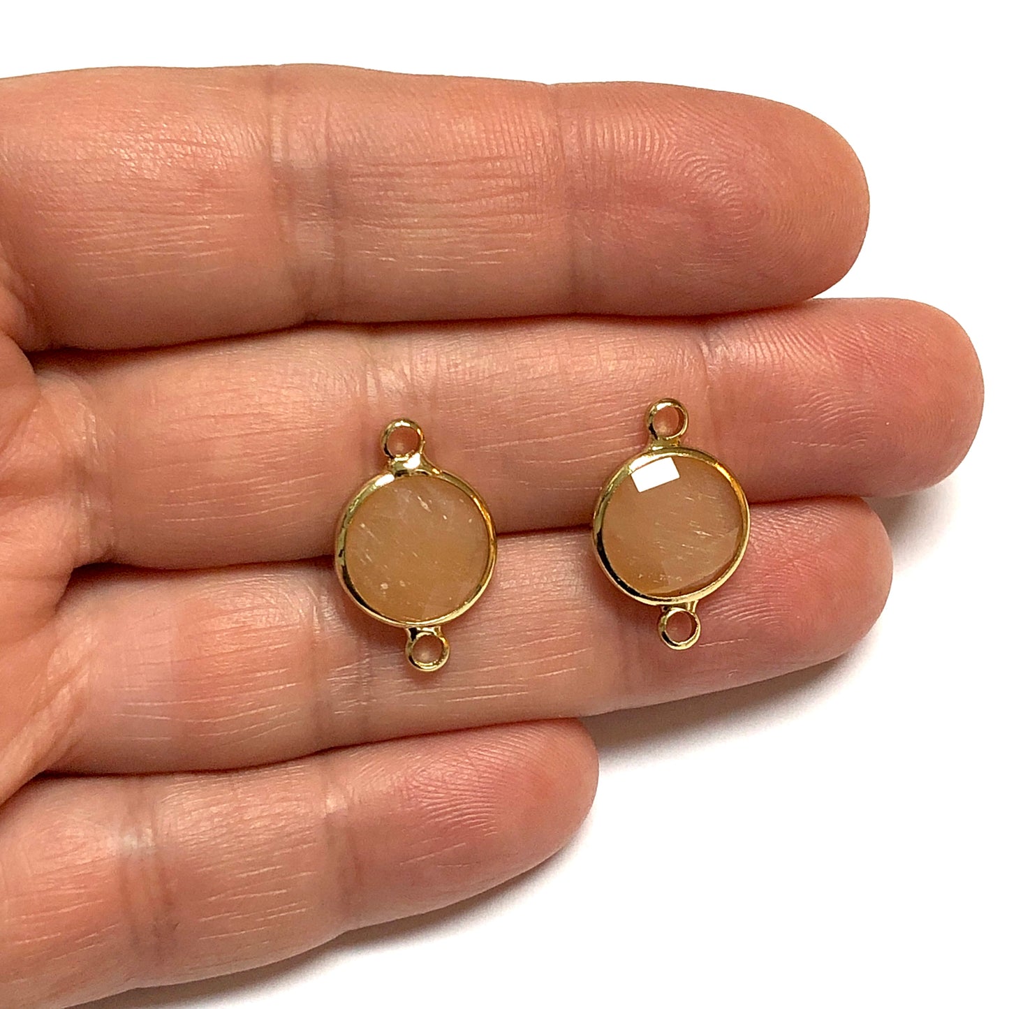 Altın Kaplama Zirkon Taşlı Bileklik - Krem