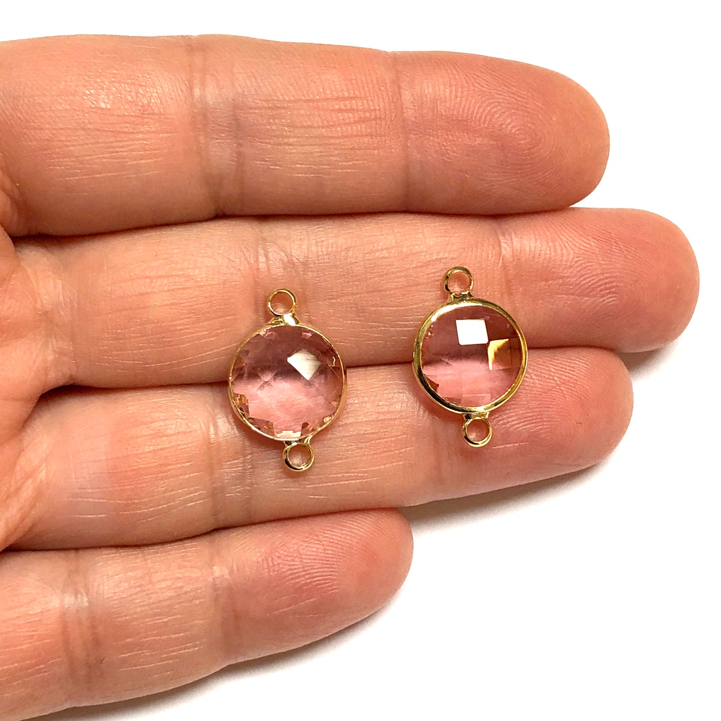 Altın Kaplama Zirkon Taşlı Bileklik - Pembe