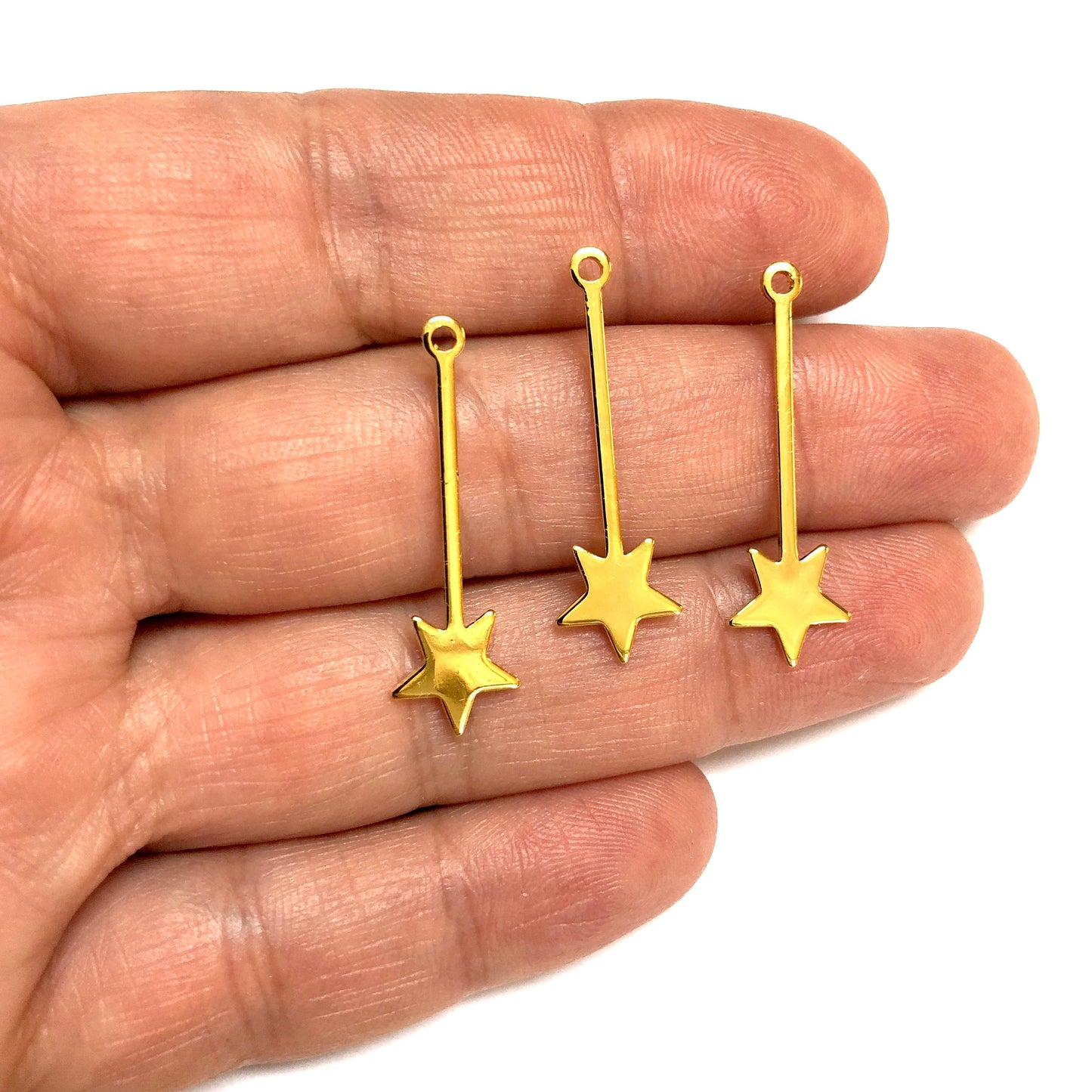 Gold Plated Large Size Colorful Zircon Stone Earring Apparatus