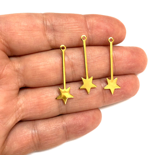 Gold Plated Large Size Colorful Zircon Stone Earring Apparatus