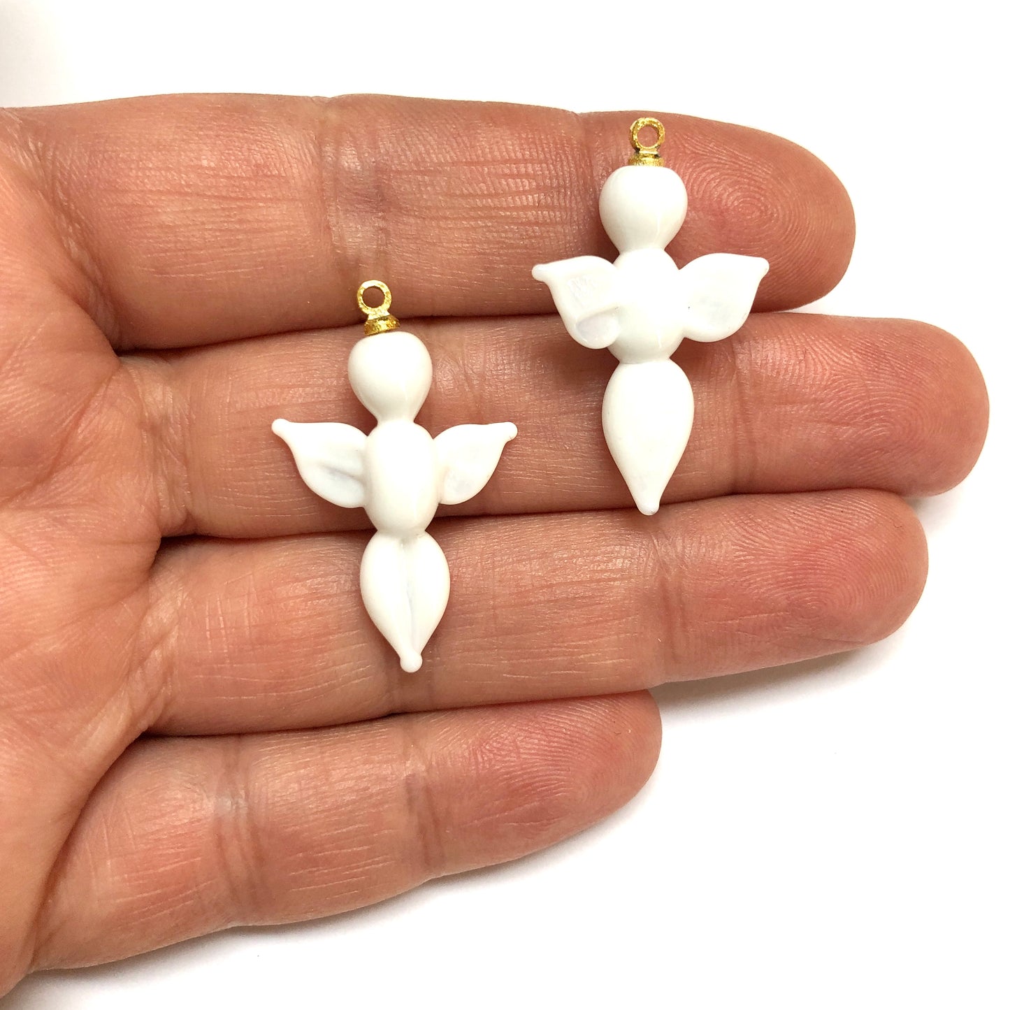 Murano Cam Melek - Beyaz