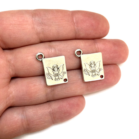 Antik Gümüş Kaplama Pasaport (Büyük)