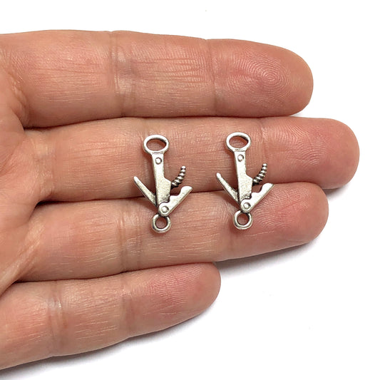 Antik Gümüş Kaplama Küçük Tirbuşon