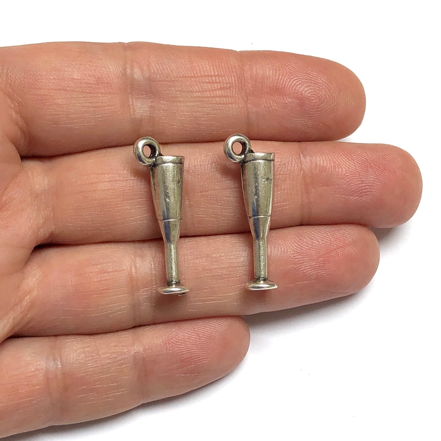 Antik Gümüş Kaplama Kadeh - 4