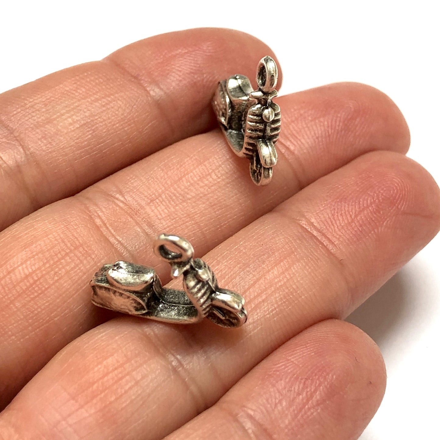 Antik Gümüş Kaplama Motorsiklet