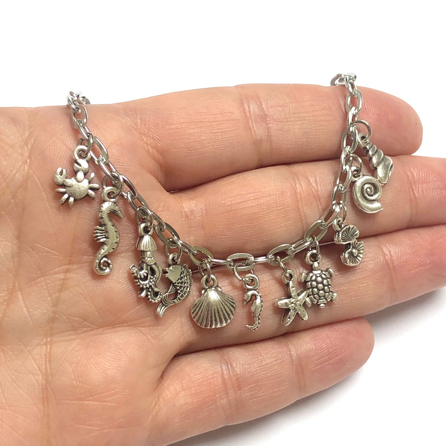 Antik Gümüş Kaplama İstiridye