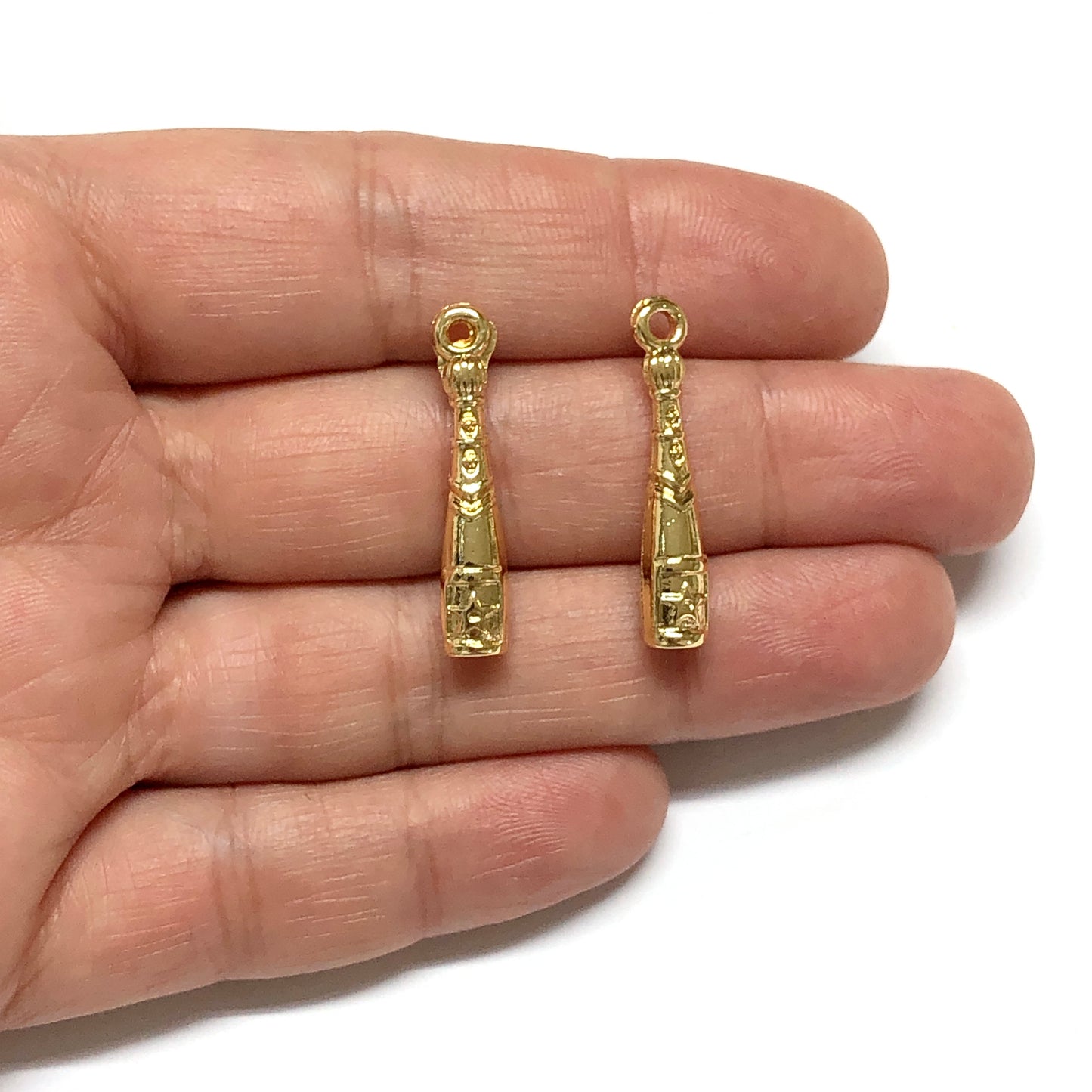 Altın Kaplama Şampanya Şişesi