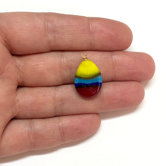 Murano Cam Ebruli Damla