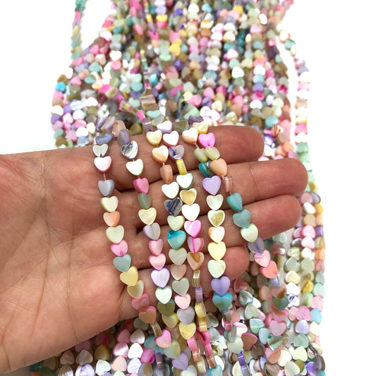 6,5mm Sedef Kalp - Mix