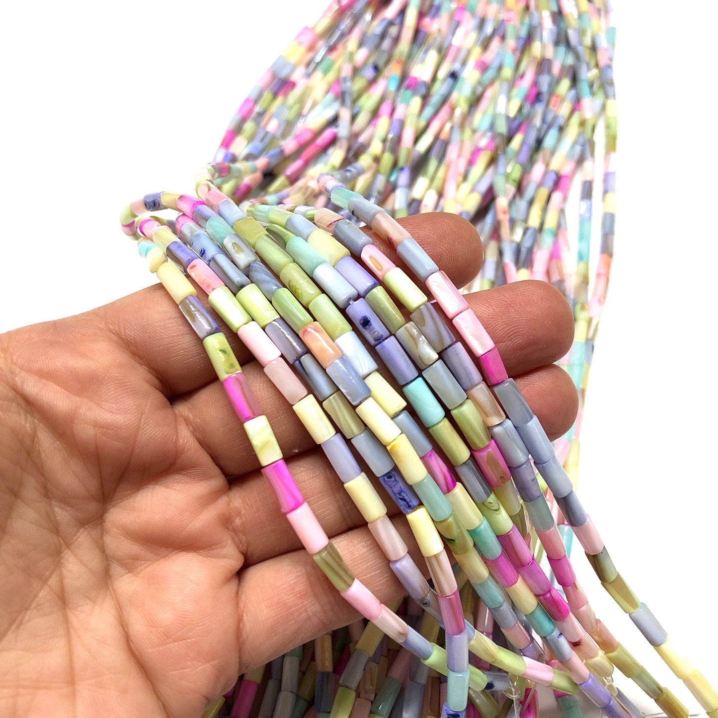 Colored Broken Mother-of-Pearl-2 Purple