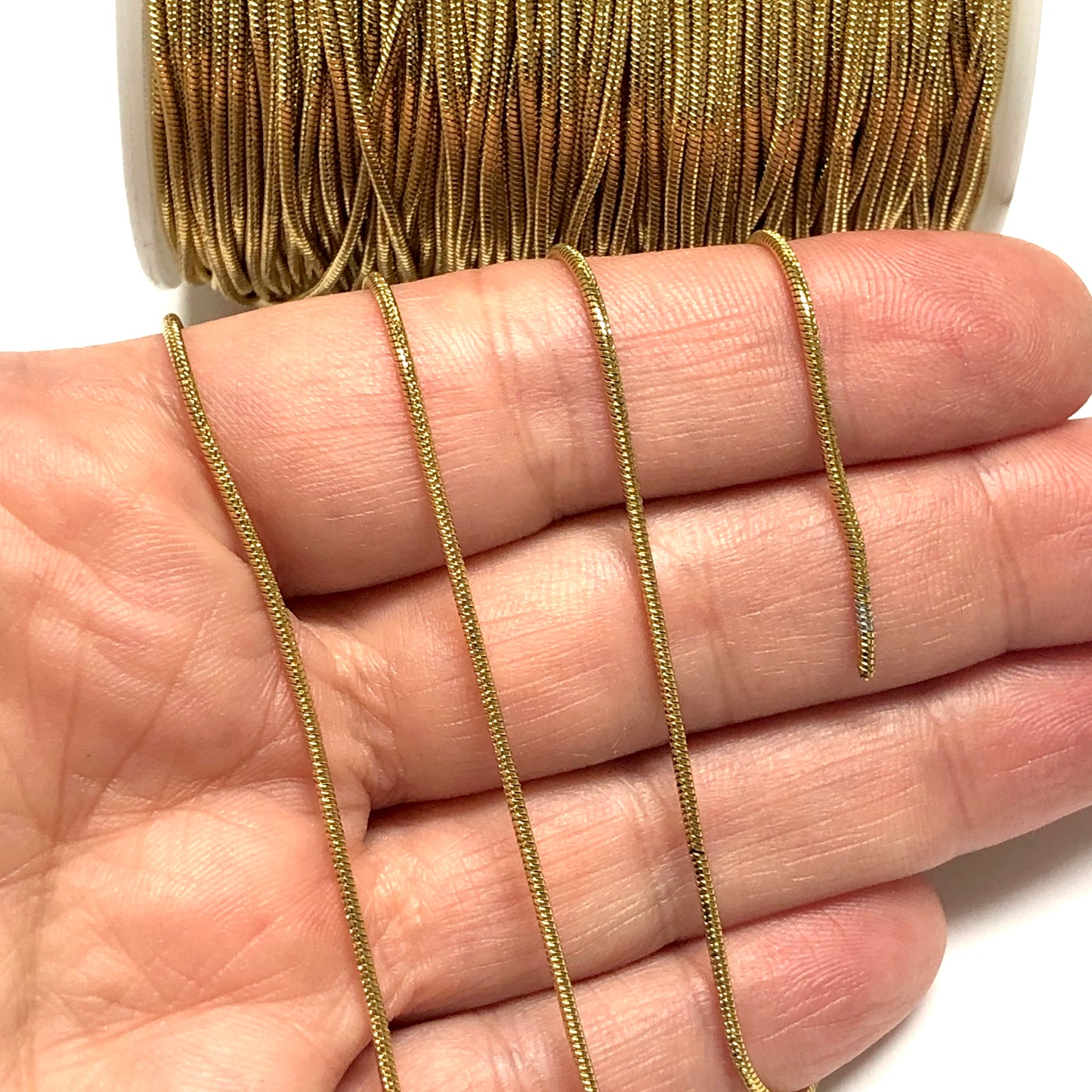 1,2 Sarı Çelik Yılan Zincir